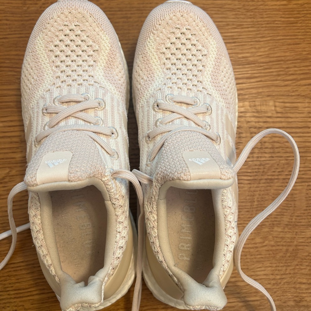 Adidas Nude/beige Knit Sneakers